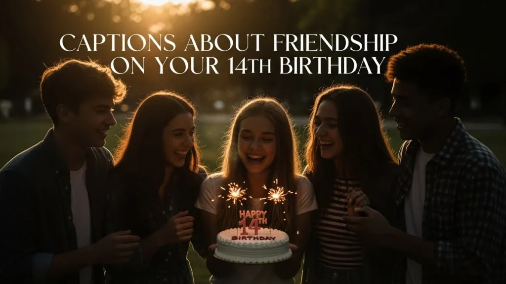 Captions About Friendship on Your 14th Birthday