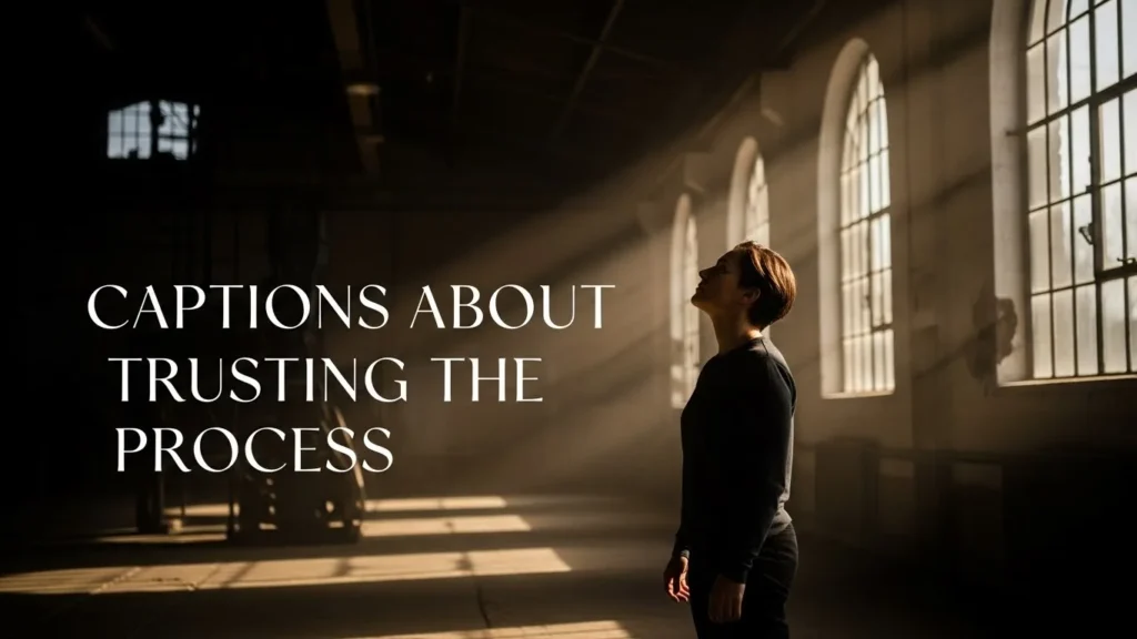 Captions About Trusting the Process