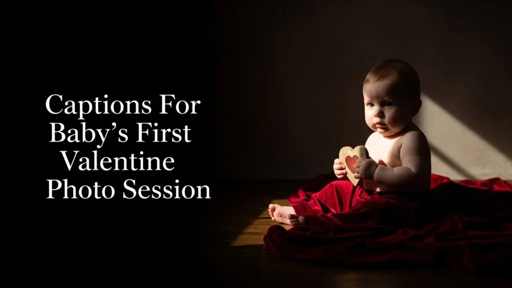 Captions For Baby’s First Valentine Photo Session