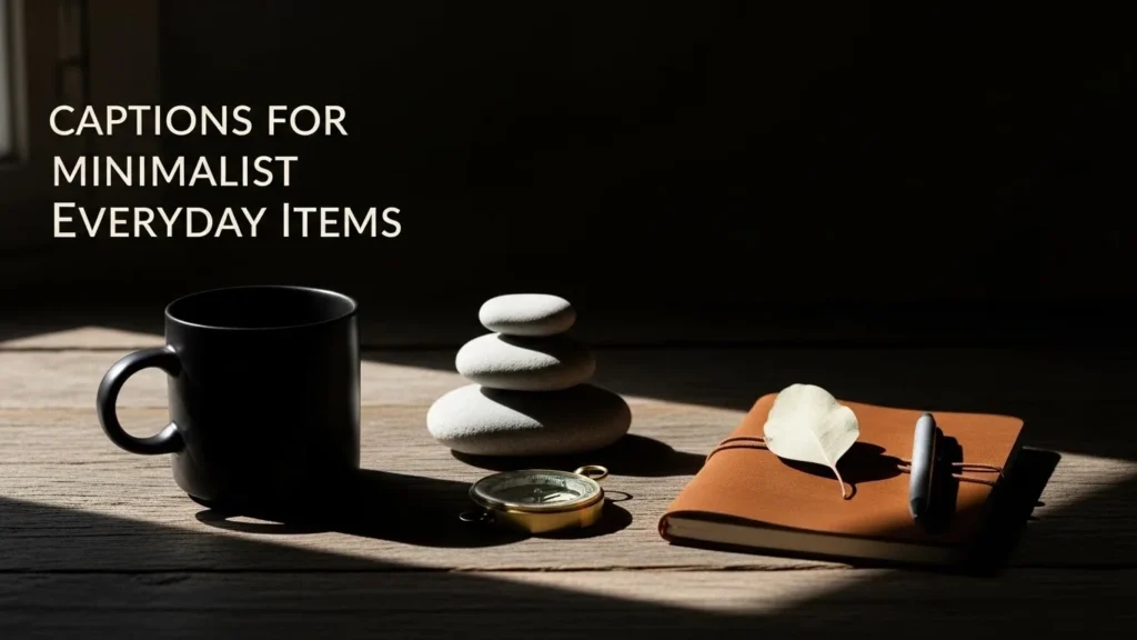 Captions for Minimalist Everyday Items