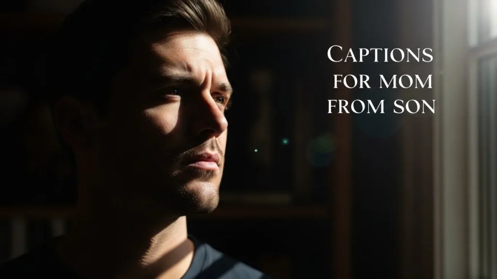 Captions for mom from son