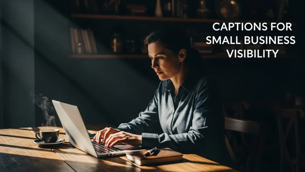 Captions for Small Business Visibility