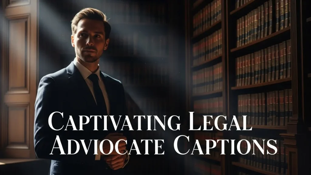 Captivating Legal Advocate Captions