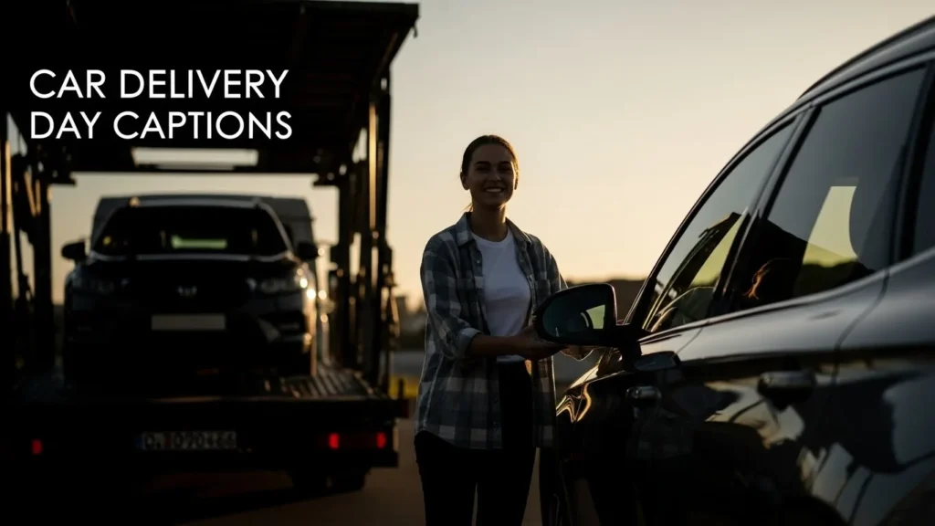 Car Delivery Day Captions