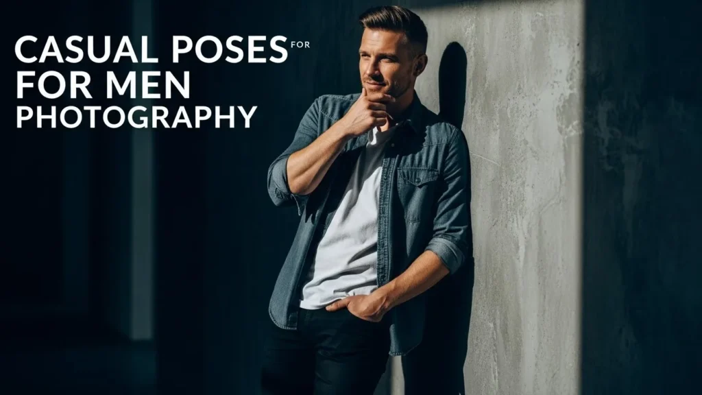 Casual Poses for Men Photography