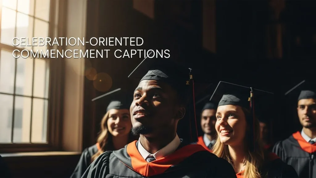 Celebration-Oriented Commencement Captions