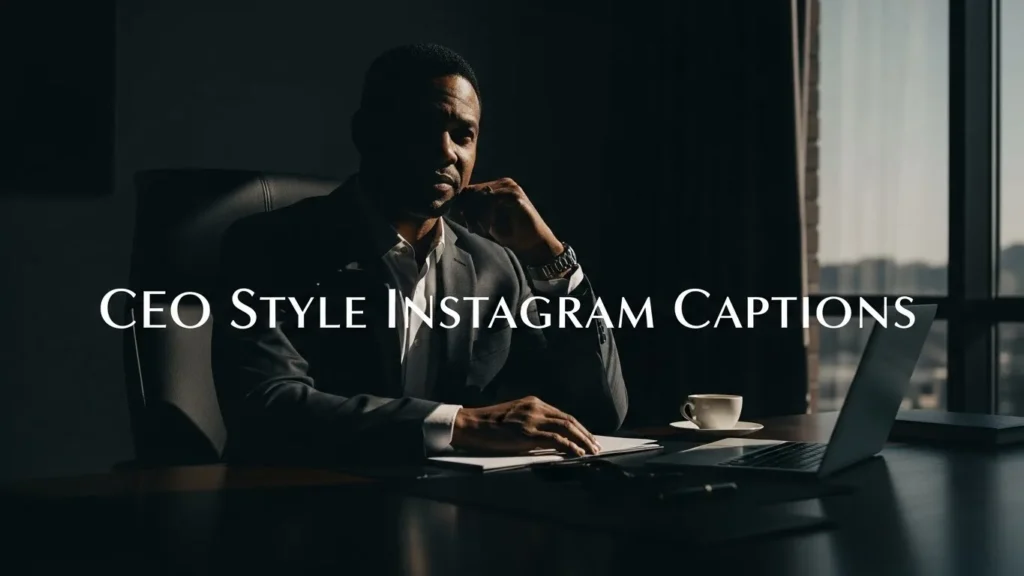 CEO Style Instagram Captions
