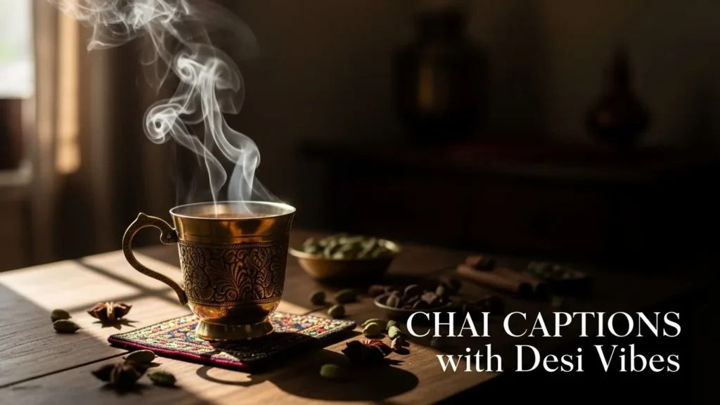 Chai Captions with Desi Vibes