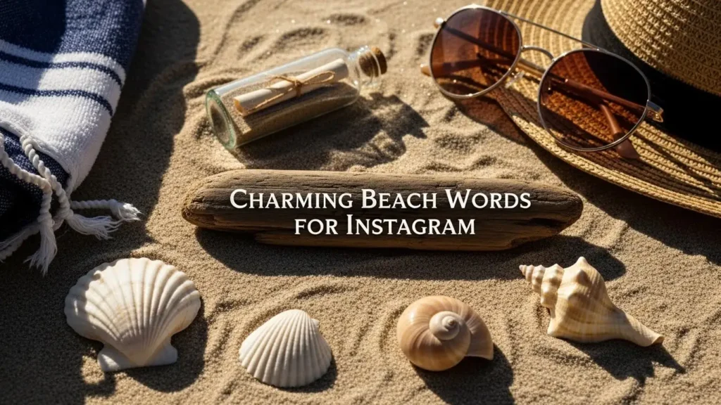 Charming Beach Words for Instagram