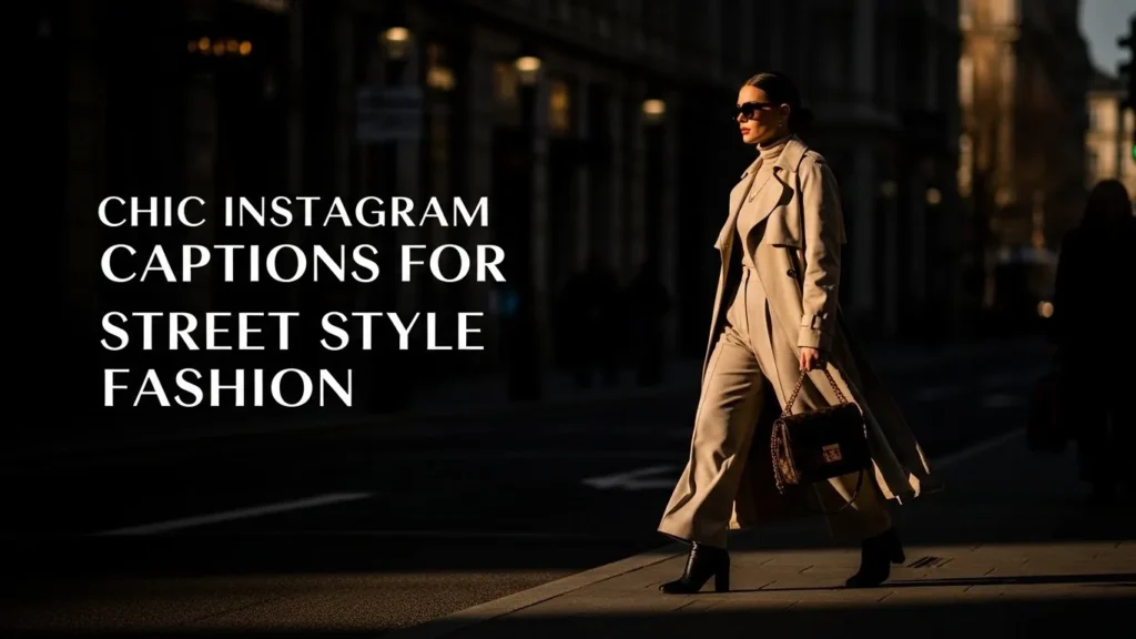 Chic Instagram Captions for Street Style Fashion