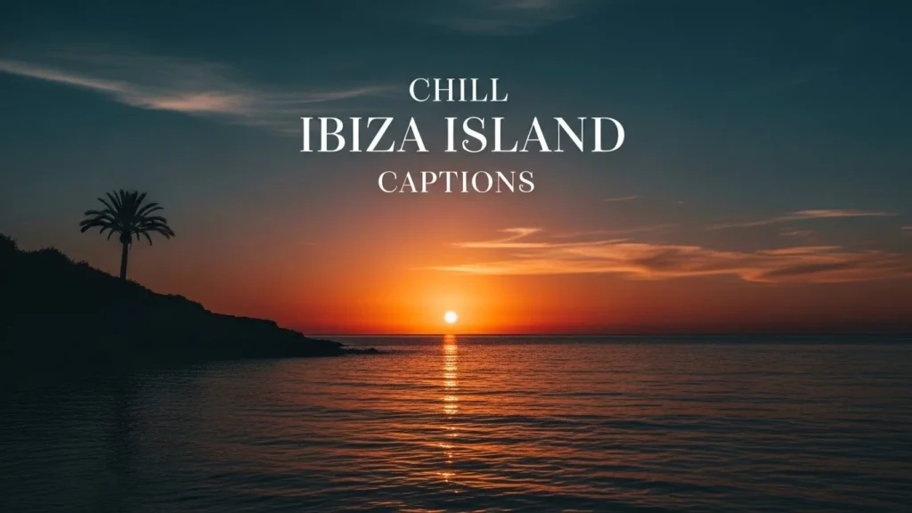 Chill Ibiza Island Captions