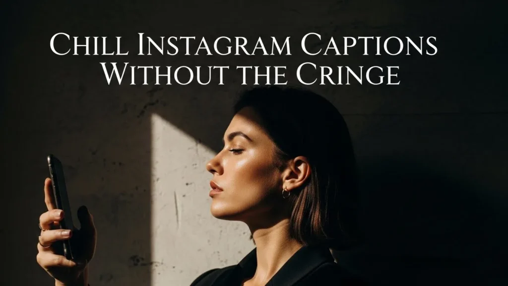 Chill Instagram Captions Without the Cringe