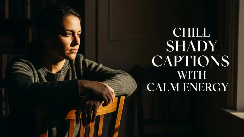 Chill Shady Captions with Calm Energy