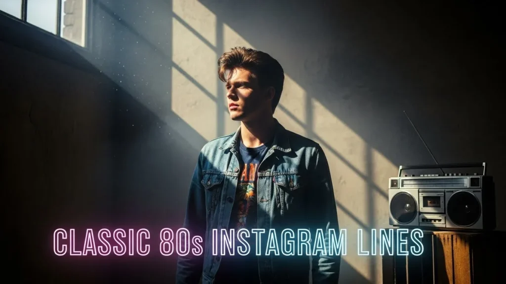 Classic 80s Instagram lines
