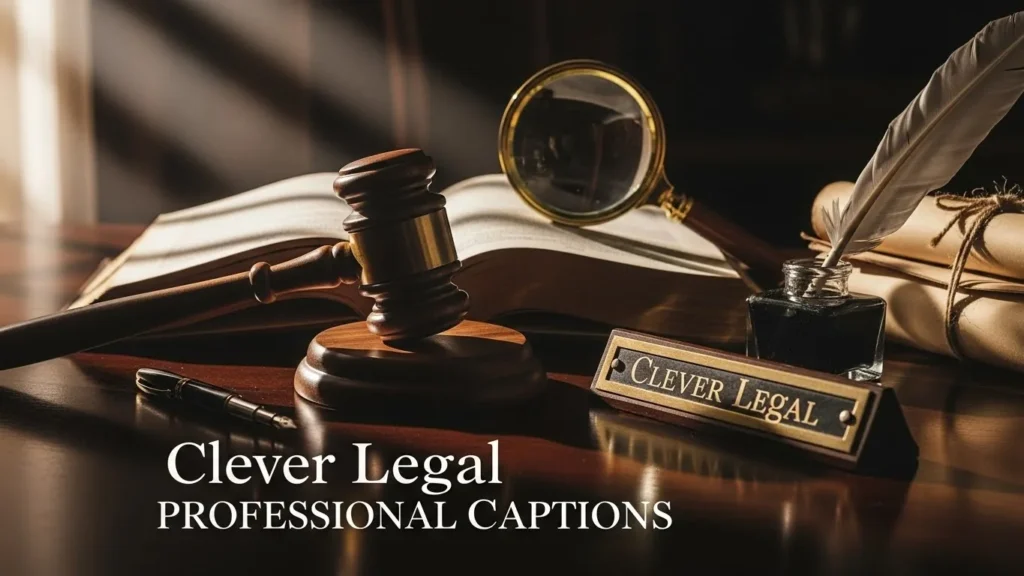 Clever Legal Professional Captions