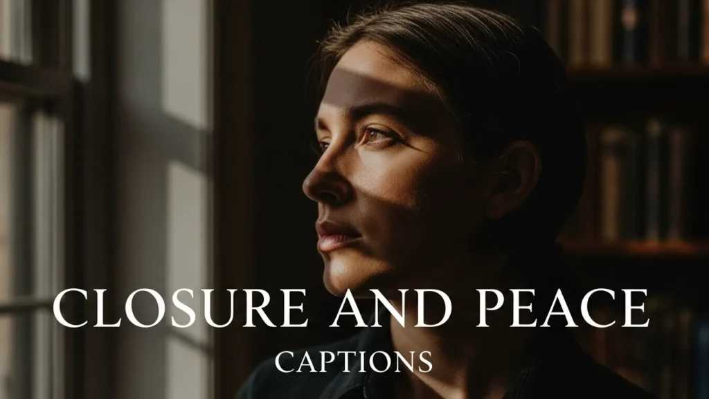 Closure and Peace Captions
