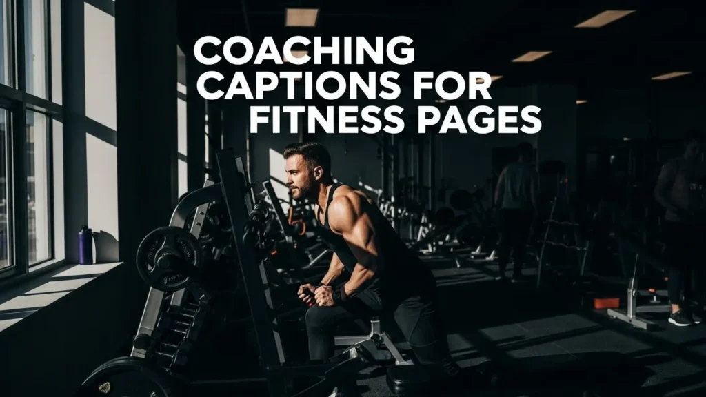 Coaching Captions for Fitness Pages