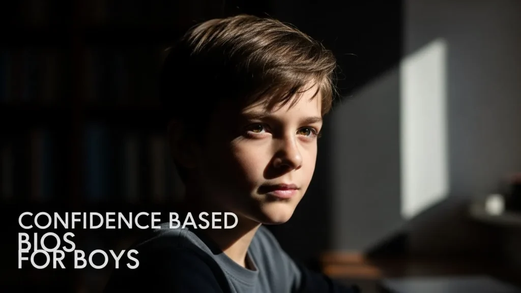 Confidence Based Bios for Boys