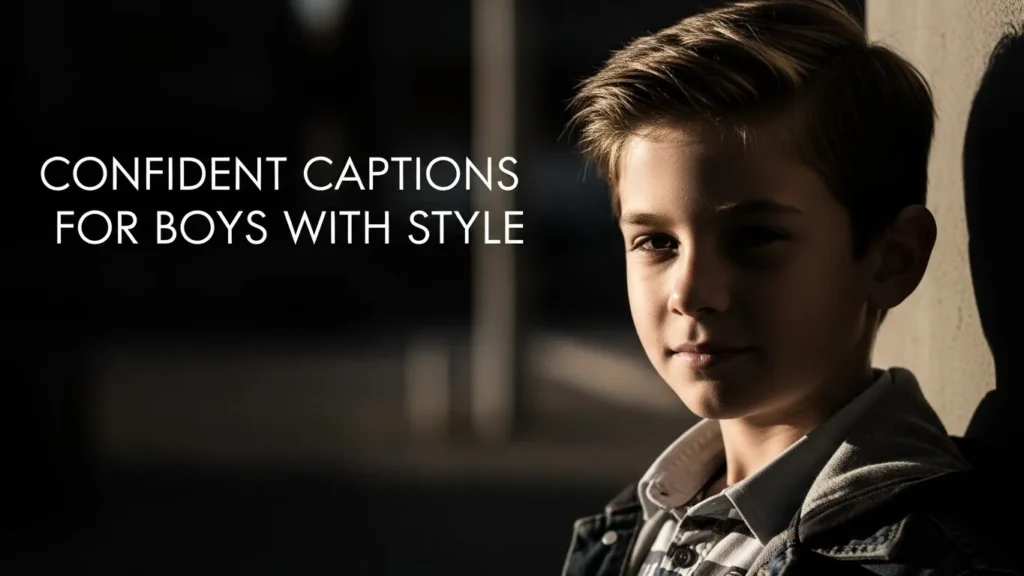 Confident Captions for Boys with Style