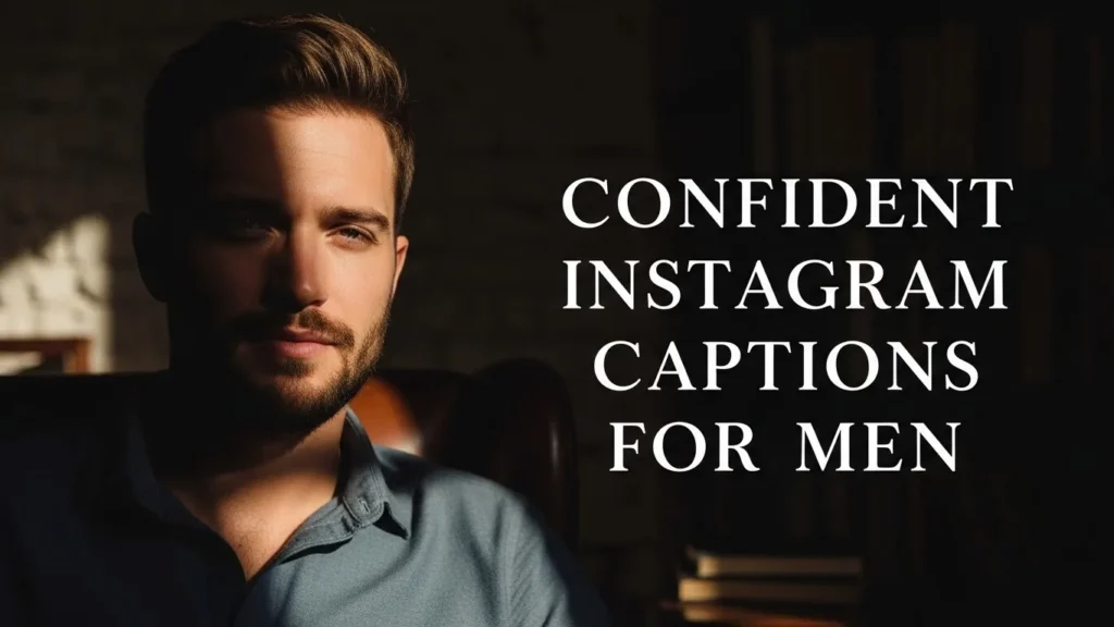 Confident Instagram Captions for Men