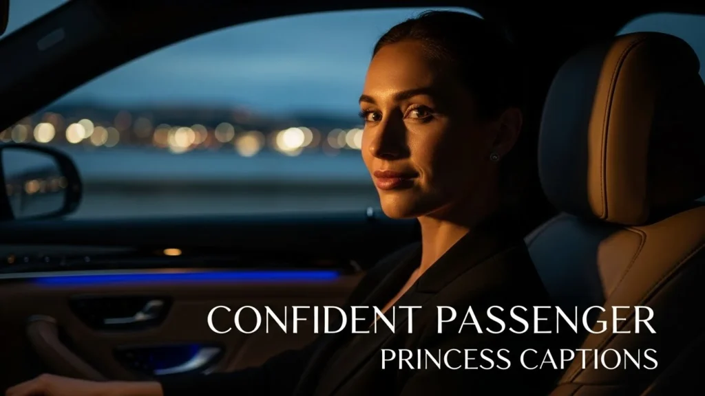 Confident Passenger Princess Captions