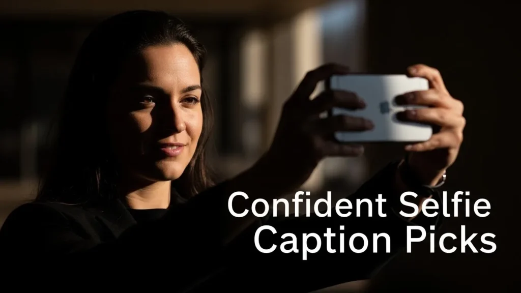 Confident Selfie Caption Picks