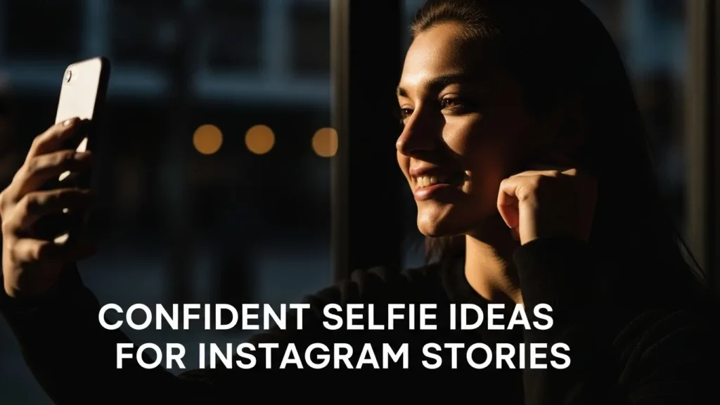 Confident Selfie Ideas for Instagram Stories