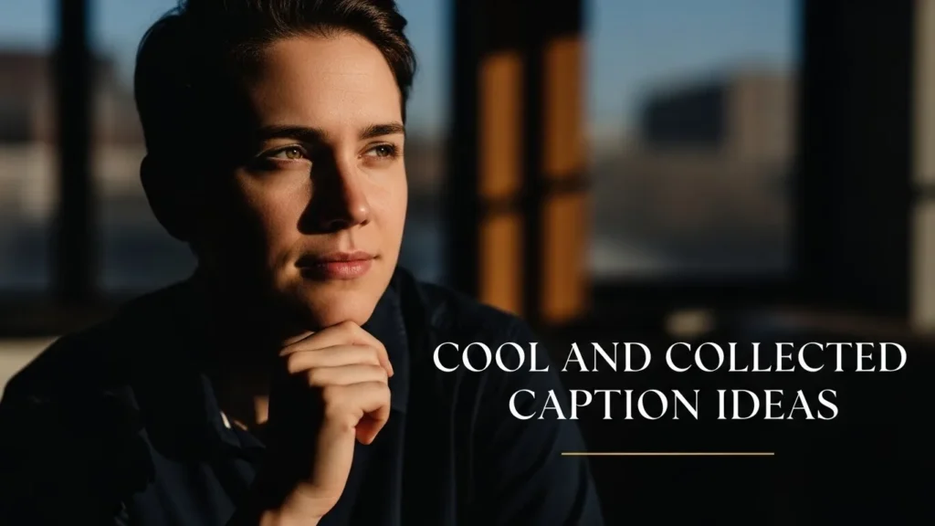 Cool and Collected Caption Ideas