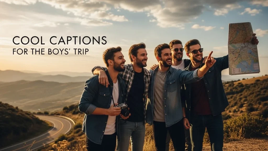 Cool Captions for the Boys' Trip