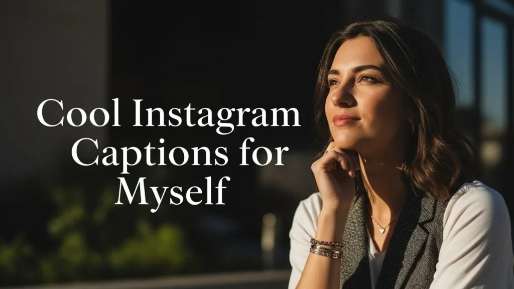 Cool Instagram Captions for Myself