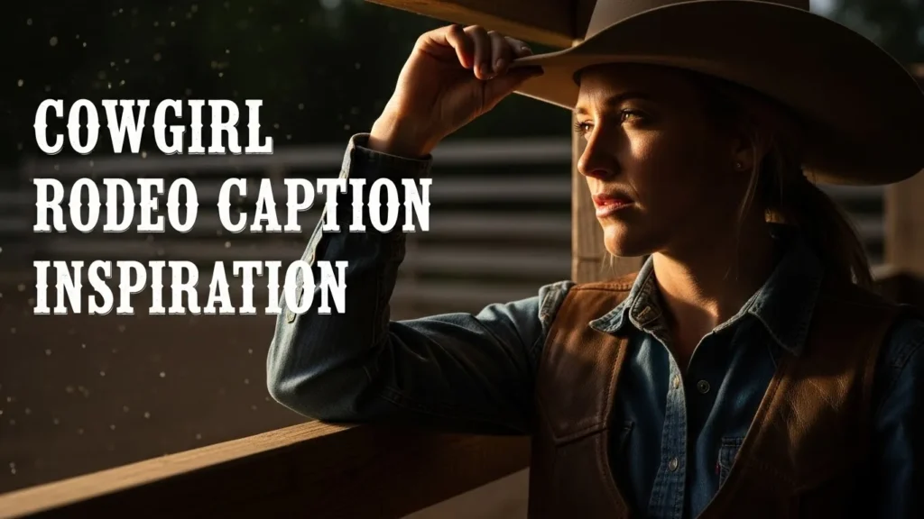Cowgirl Rodeo Caption Inspiration