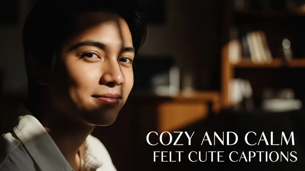 Cozy and Calm Felt Cute Captions