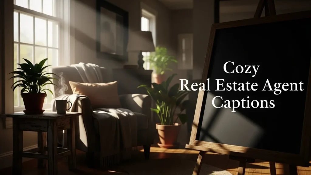Cozy Real Estate Agent Captions