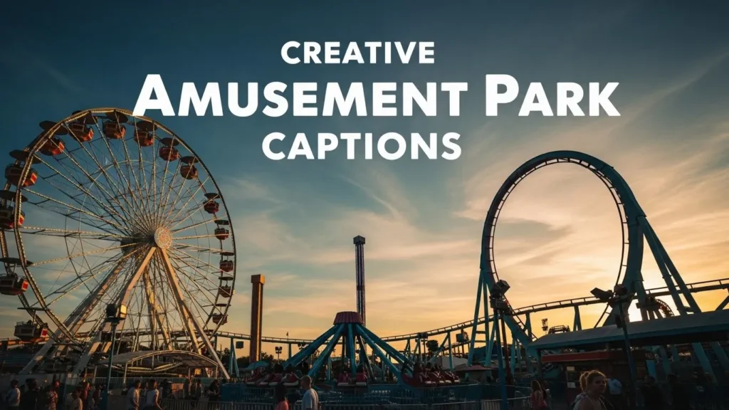 Creative Amusement Park Captions