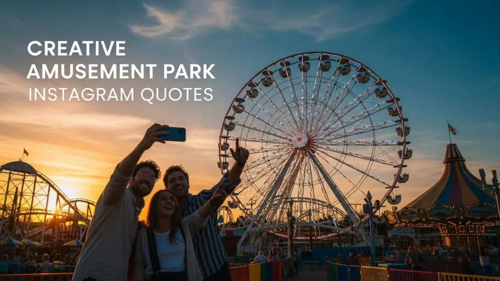 Creative Amusement Park Instagram Quotes