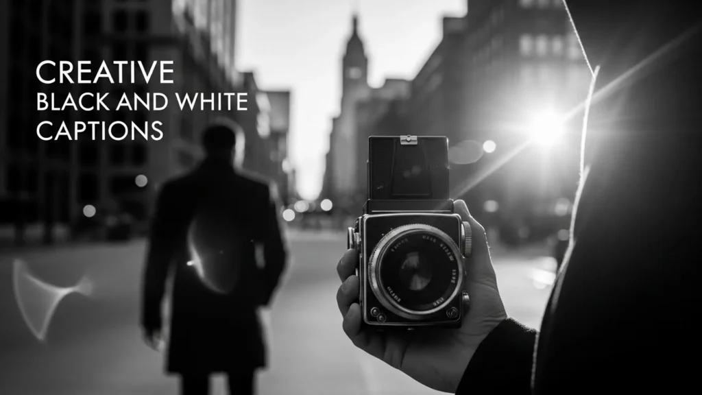 Creative Black and White Captions