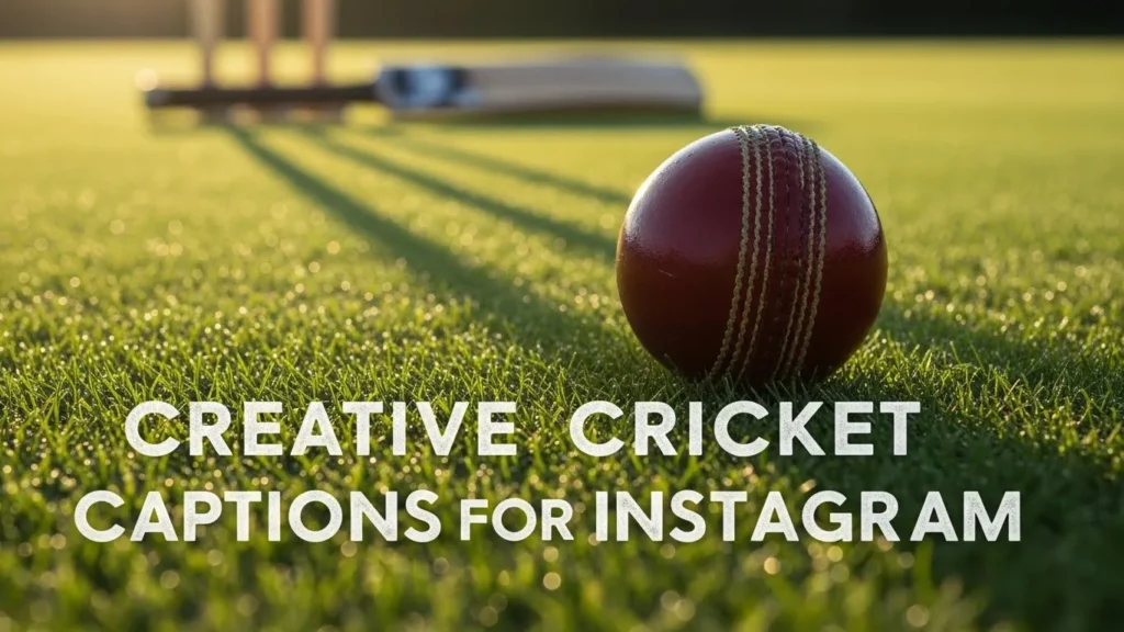 Creative Cricket Captions for Instagram