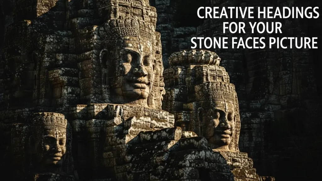 Creative Headings for Your Stone Faces Picture