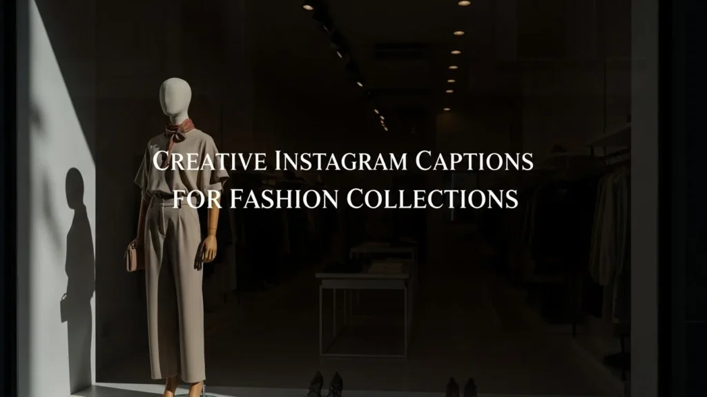 Creative Instagram Captions for Fashion Collections