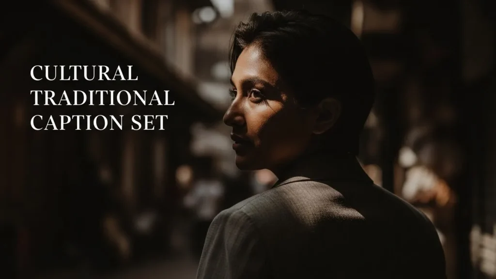 Cultural Traditional Caption Set