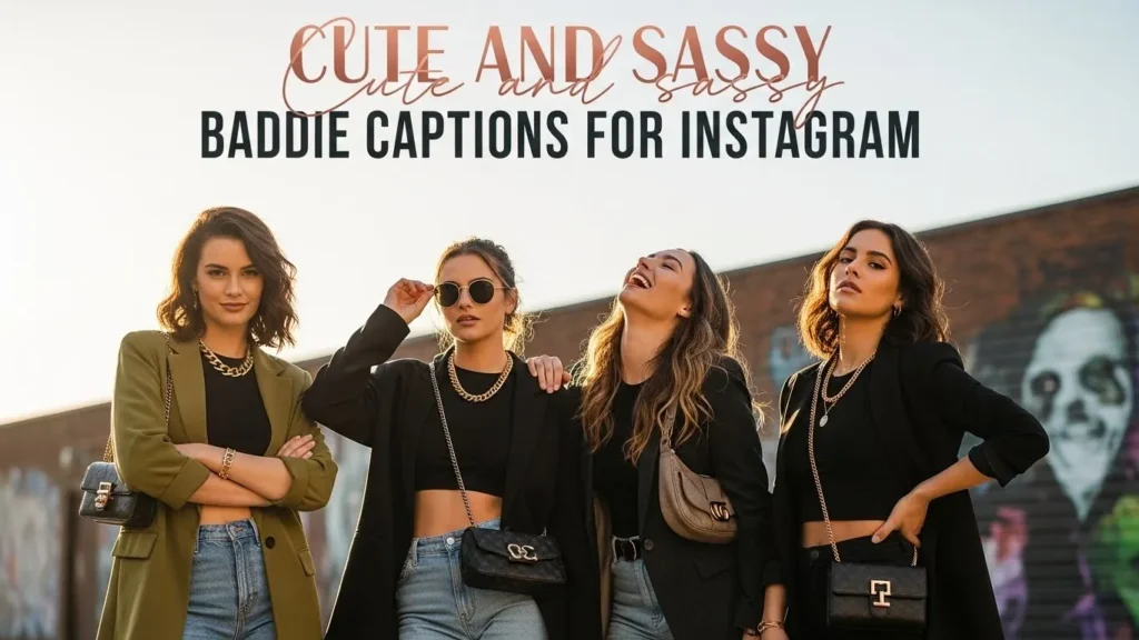 Cute and Sassy Baddie Captions for Instagram