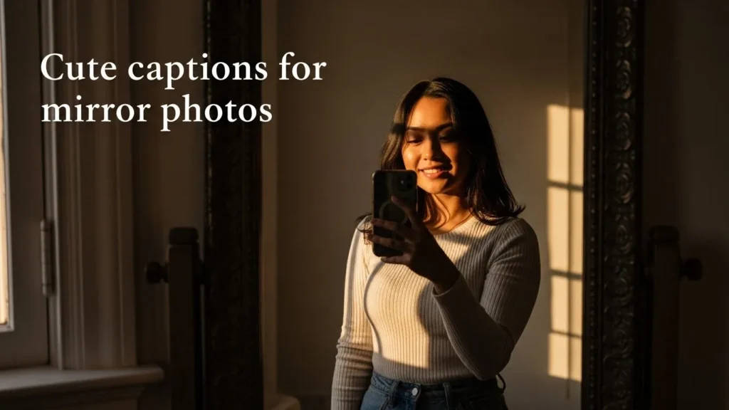 Cute captions for mirror photos