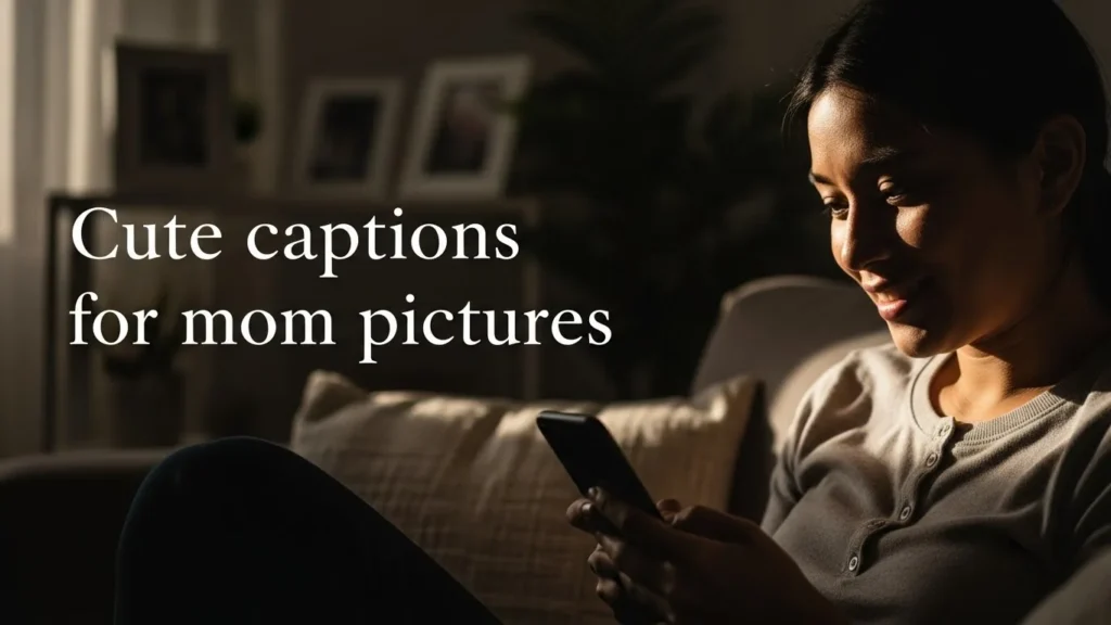 Cute captions for mom pictures
