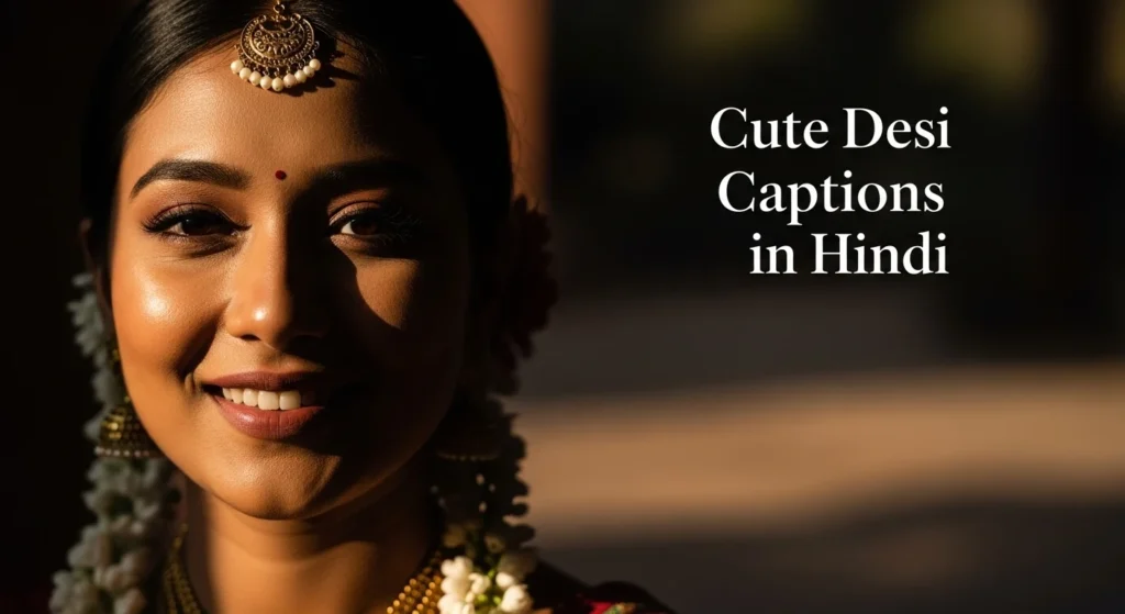 Cute Desi Captions in Hindi