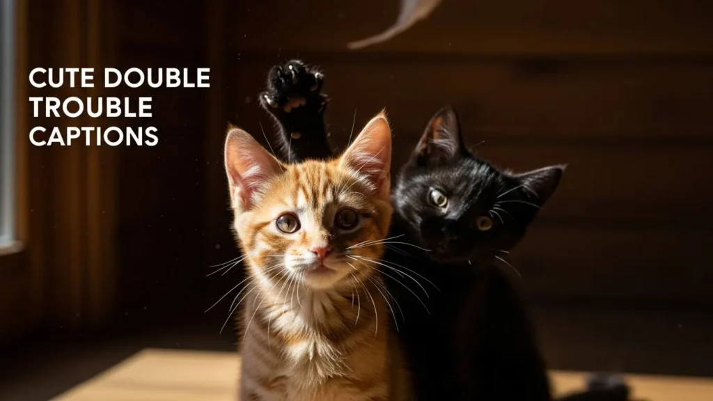 Cute Double Trouble Captions
