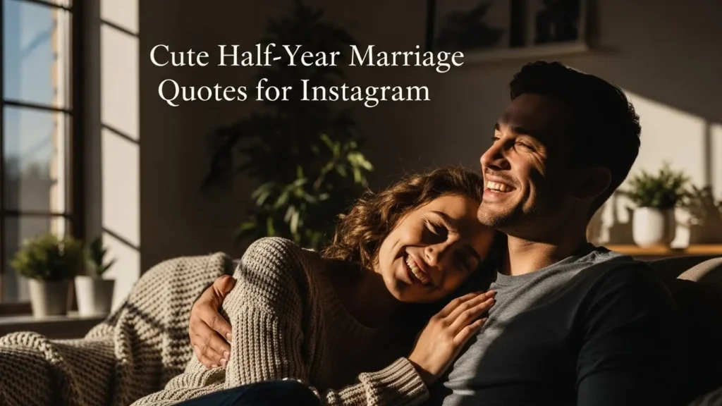 Cute Half-Year Marriage Quotes for Instagram