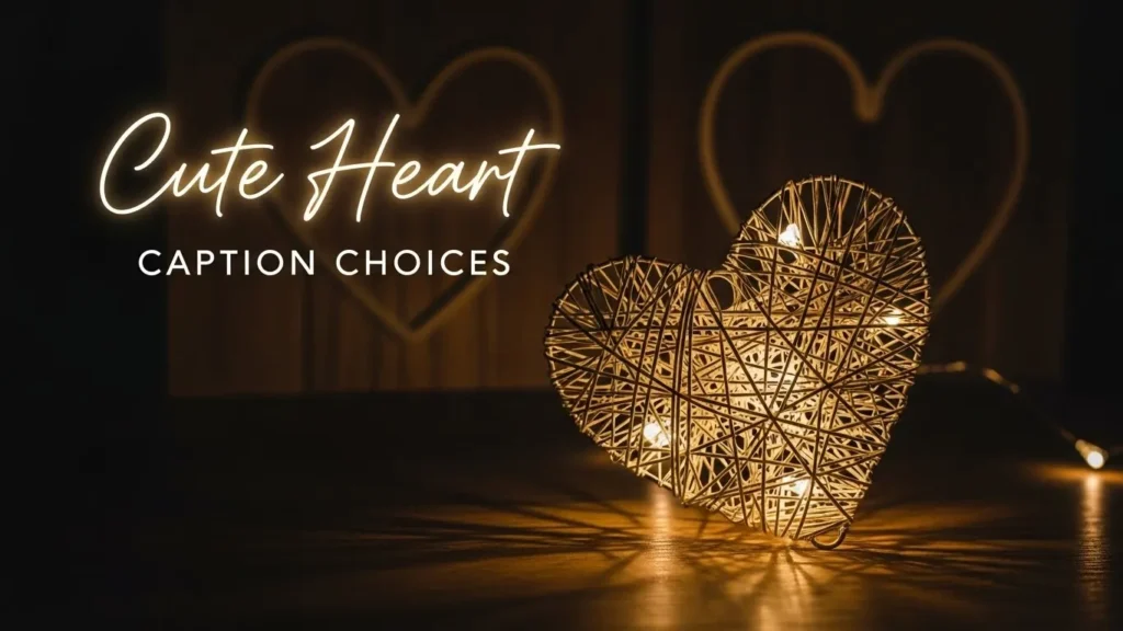 Cute Heart Caption Choices