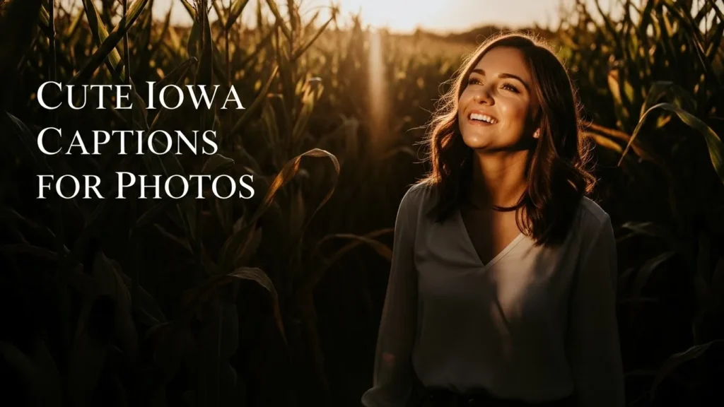 Cute Iowa Captions for Photos