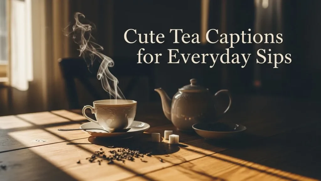 Cute Tea Captions for Everyday Sips
