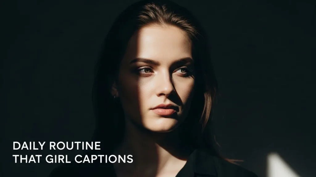 Daily Routine That Girl Captions